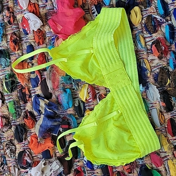 NWOT AERIE BRALET NEON YELLOW - Picture 3 of 4